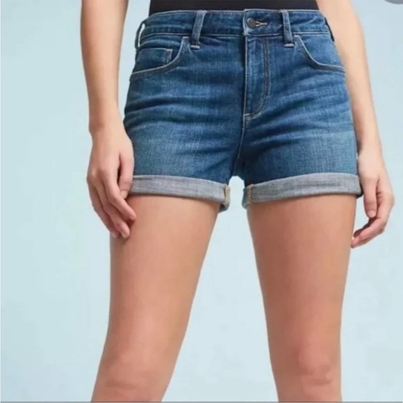 Pilcro and‎ The Letterpress Anthro Stet Jean Shorts size 27 - Picture 1 of 6